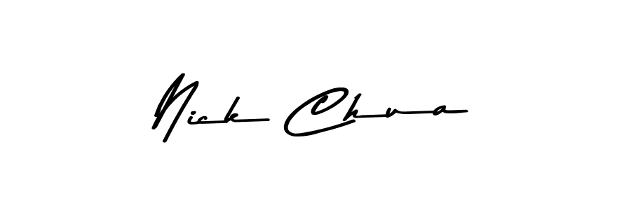 You should practise on your own different ways (Asem Kandis PERSONAL USE) to write your name (Nick Chua) in signature. don't let someone else do it for you. Nick Chua signature style 9 images and pictures png