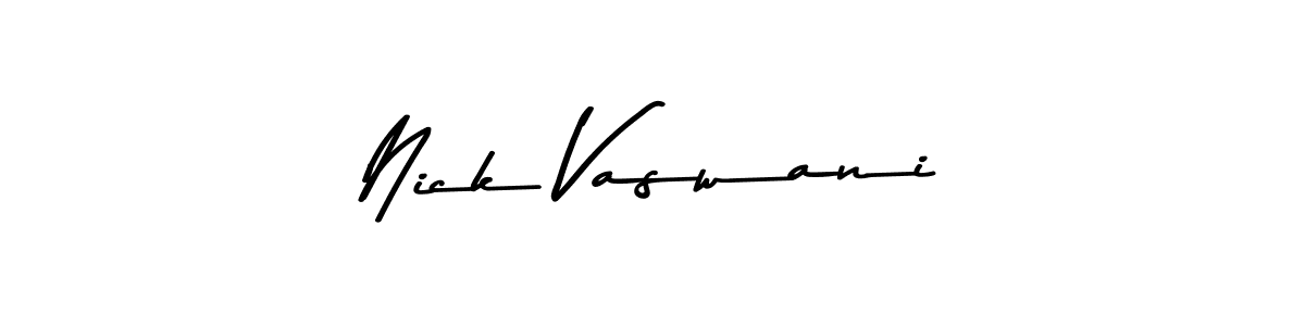 Make a short Nick Vaswani signature style. Manage your documents anywhere anytime using Asem Kandis PERSONAL USE. Create and add eSignatures, submit forms, share and send files easily. Nick Vaswani signature style 9 images and pictures png