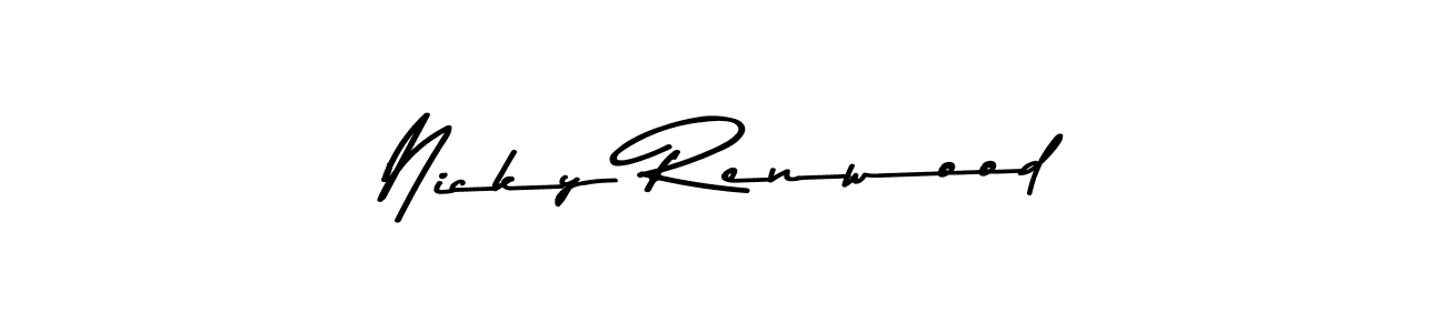 Best and Professional Signature Style for Nicky Renwood. Asem Kandis PERSONAL USE Best Signature Style Collection. Nicky Renwood signature style 9 images and pictures png