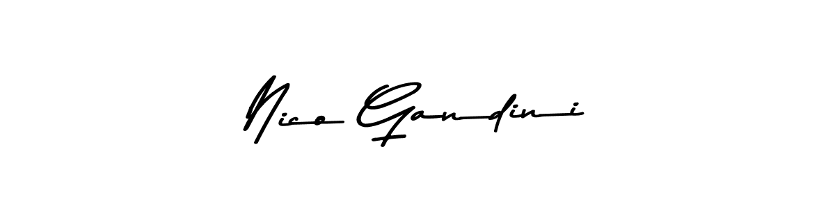 if you are searching for the best signature style for your name Nico Gandini. so please give up your signature search. here we have designed multiple signature styles  using Asem Kandis PERSONAL USE. Nico Gandini signature style 9 images and pictures png