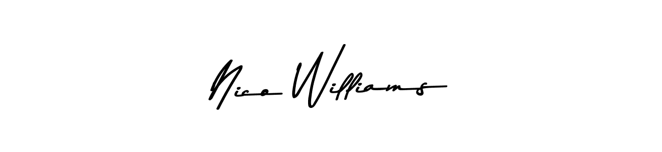 Design your own signature with our free online signature maker. With this signature software, you can create a handwritten (Asem Kandis PERSONAL USE) signature for name Nico Williams. Nico Williams signature style 9 images and pictures png