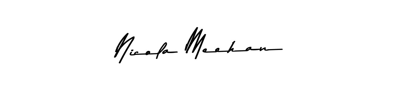 Here are the top 10 professional signature styles for the name Nicola Meehan. These are the best autograph styles you can use for your name. Nicola Meehan signature style 9 images and pictures png