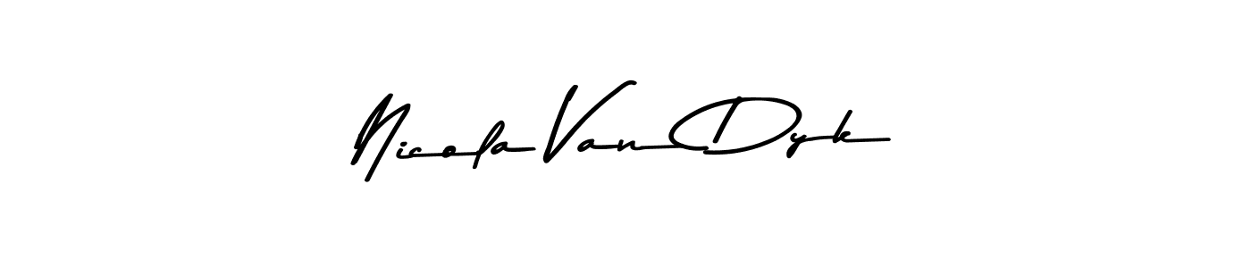 How to make Nicola Van Dyk signature? Asem Kandis PERSONAL USE is a professional autograph style. Create handwritten signature for Nicola Van Dyk name. Nicola Van Dyk signature style 9 images and pictures png