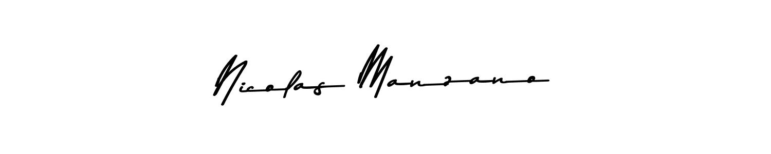 How to make Nicolas Manzano signature? Asem Kandis PERSONAL USE is a professional autograph style. Create handwritten signature for Nicolas Manzano name. Nicolas Manzano signature style 9 images and pictures png