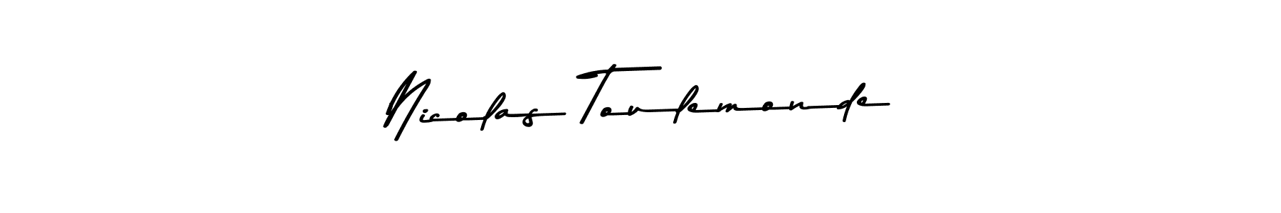Make a short Nicolas Toulemonde signature style. Manage your documents anywhere anytime using Asem Kandis PERSONAL USE. Create and add eSignatures, submit forms, share and send files easily. Nicolas Toulemonde signature style 9 images and pictures png