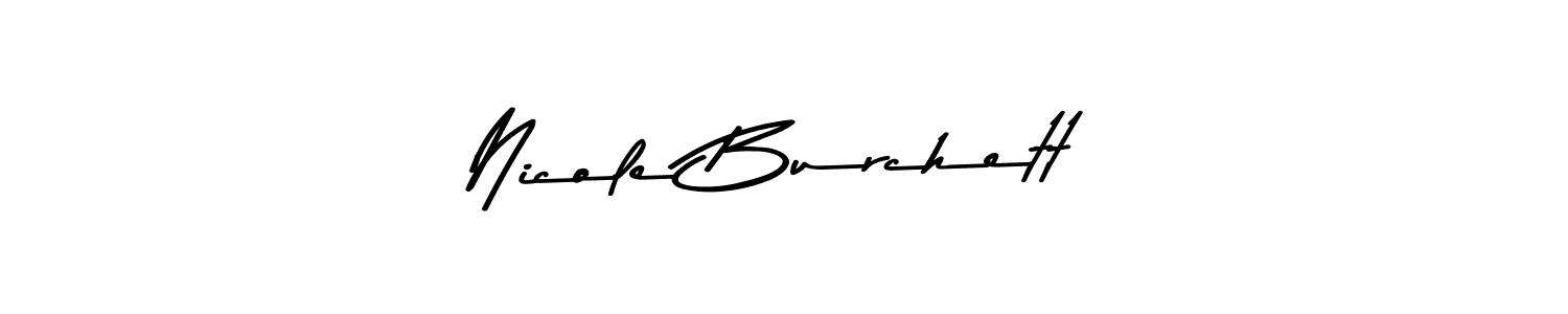 Make a beautiful signature design for name Nicole Burchett. Use this online signature maker to create a handwritten signature for free. Nicole Burchett signature style 9 images and pictures png