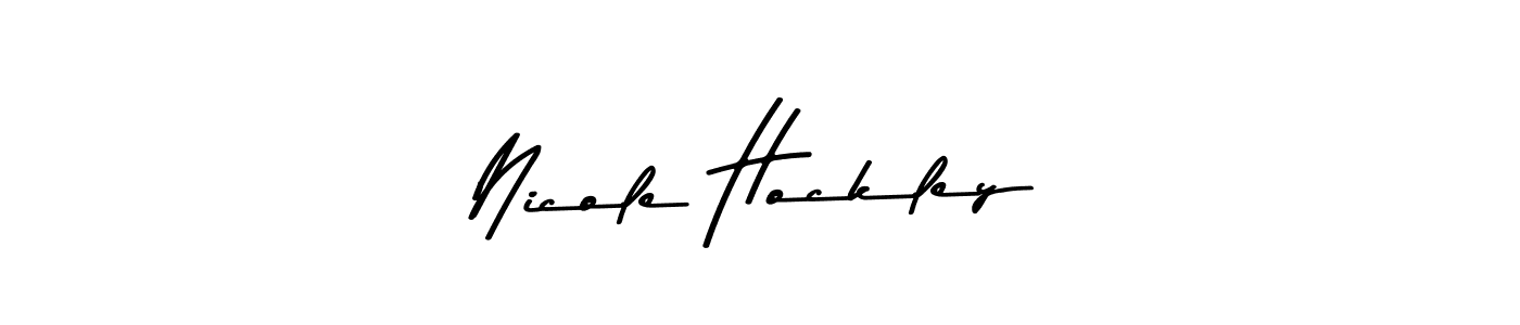 The best way (Asem Kandis PERSONAL USE) to make a short signature is to pick only two or three words in your name. The name Nicole Hockley include a total of six letters. For converting this name. Nicole Hockley signature style 9 images and pictures png