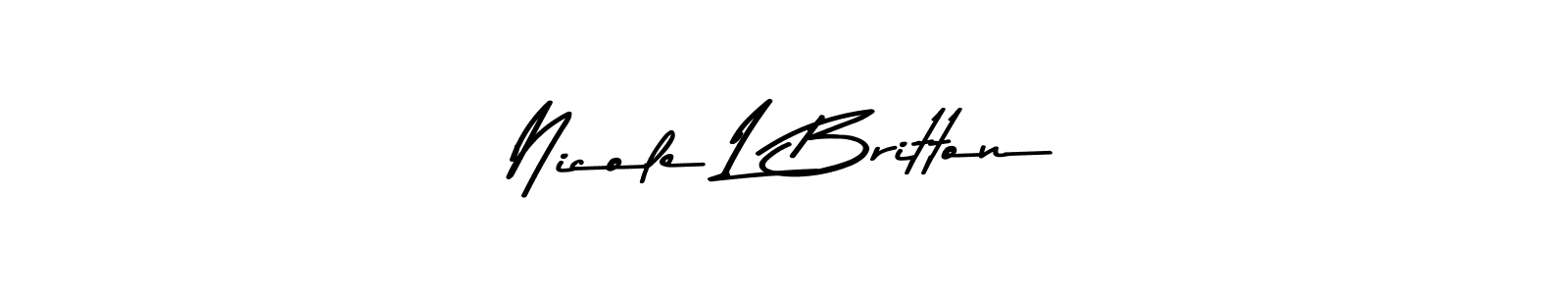 Best and Professional Signature Style for Nicole L Britton. Asem Kandis PERSONAL USE Best Signature Style Collection. Nicole L Britton signature style 9 images and pictures png
