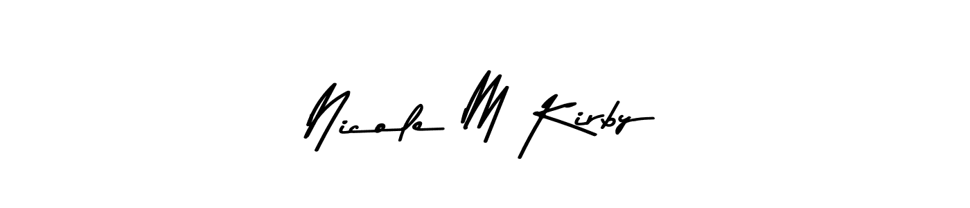 Make a short Nicole M Kirby signature style. Manage your documents anywhere anytime using Asem Kandis PERSONAL USE. Create and add eSignatures, submit forms, share and send files easily. Nicole M Kirby signature style 9 images and pictures png