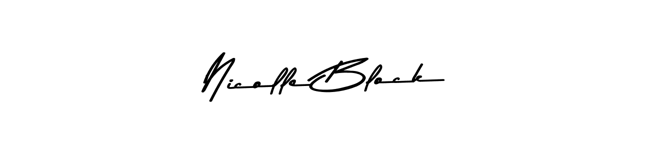 Also You can easily find your signature by using the search form. We will create Nicolle Block name handwritten signature images for you free of cost using Asem Kandis PERSONAL USE sign style. Nicolle Block signature style 9 images and pictures png