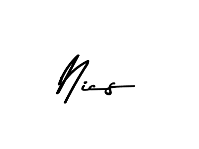 Here are the top 10 professional signature styles for the name Nics. These are the best autograph styles you can use for your name. Nics signature style 9 images and pictures png