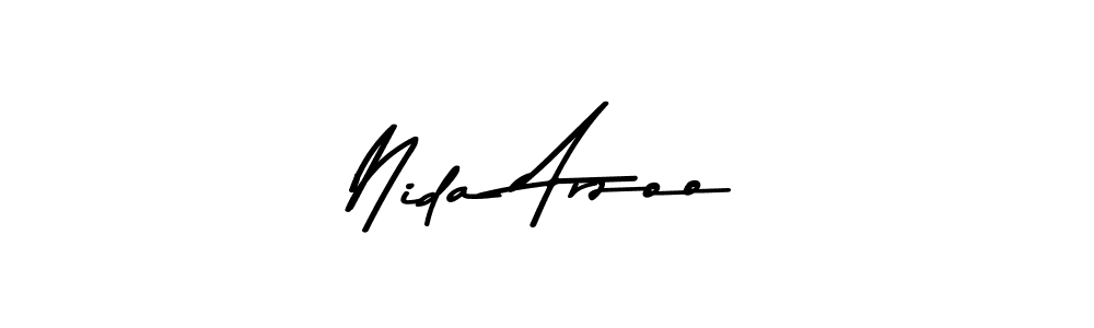 Best and Professional Signature Style for Nida Arzoo. Asem Kandis PERSONAL USE Best Signature Style Collection. Nida Arzoo signature style 9 images and pictures png