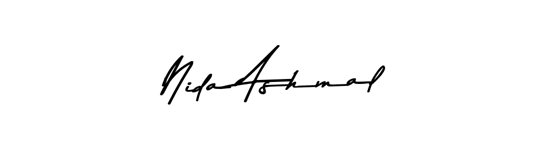The best way (Asem Kandis PERSONAL USE) to make a short signature is to pick only two or three words in your name. The name Nida Ashmal include a total of six letters. For converting this name. Nida Ashmal signature style 9 images and pictures png