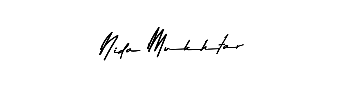 You should practise on your own different ways (Asem Kandis PERSONAL USE) to write your name (Nida Mukhtar) in signature. don't let someone else do it for you. Nida Mukhtar signature style 9 images and pictures png