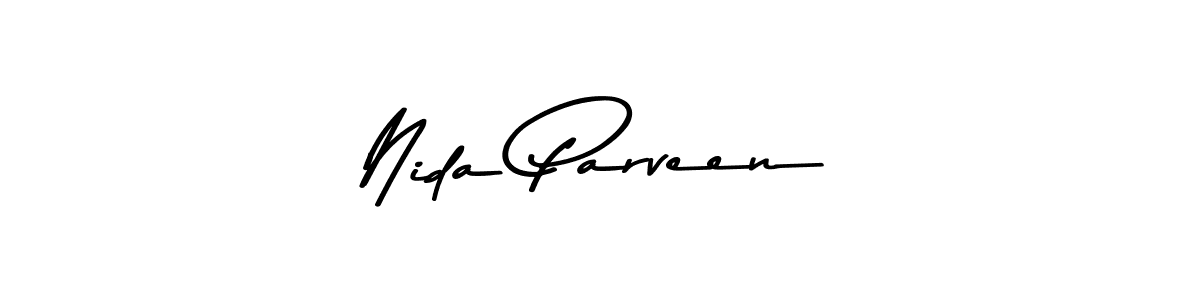 Asem Kandis PERSONAL USE is a professional signature style that is perfect for those who want to add a touch of class to their signature. It is also a great choice for those who want to make their signature more unique. Get Nida Parveen name to fancy signature for free. Nida Parveen signature style 9 images and pictures png