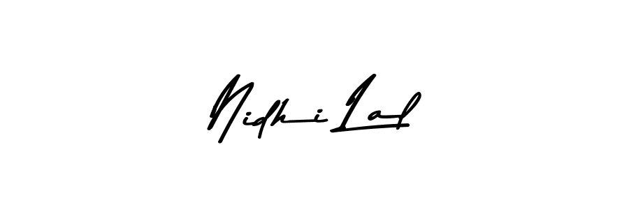 Make a beautiful signature design for name Nidhi Lal. With this signature (Asem Kandis PERSONAL USE) style, you can create a handwritten signature for free. Nidhi Lal signature style 9 images and pictures png