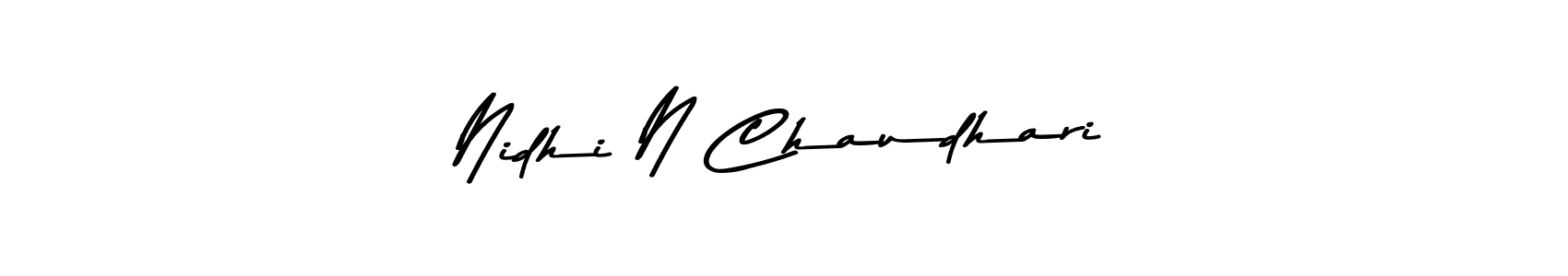 Here are the top 10 professional signature styles for the name Nidhi N Chaudhari. These are the best autograph styles you can use for your name. Nidhi N Chaudhari signature style 9 images and pictures png