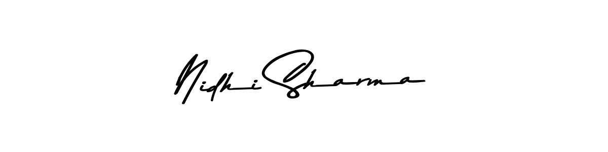 Similarly Asem Kandis PERSONAL USE is the best handwritten signature design. Signature creator online .You can use it as an online autograph creator for name Nidhi Sharma. Nidhi Sharma signature style 9 images and pictures png