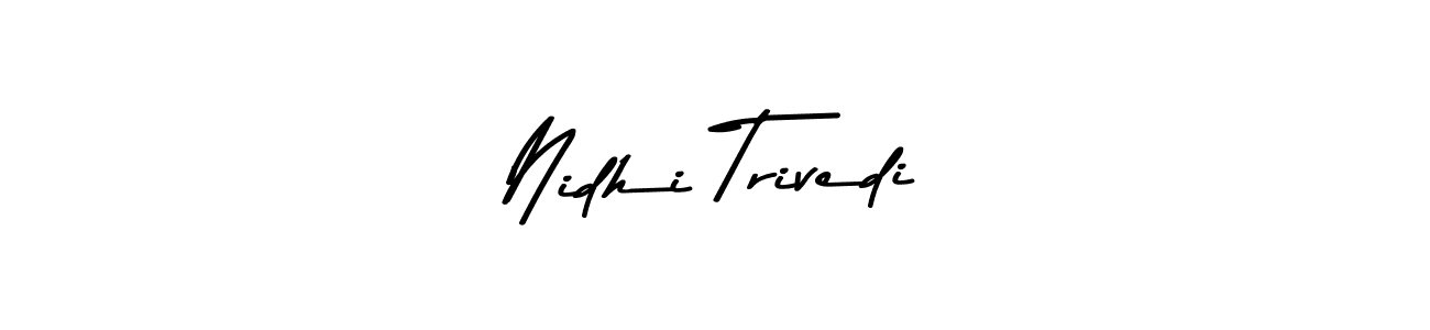 Also we have Nidhi Trivedi name is the best signature style. Create professional handwritten signature collection using Asem Kandis PERSONAL USE autograph style. Nidhi Trivedi signature style 9 images and pictures png