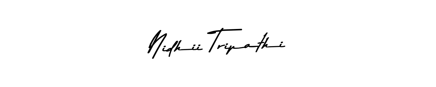 Also You can easily find your signature by using the search form. We will create Nidhii Tripathi name handwritten signature images for you free of cost using Asem Kandis PERSONAL USE sign style. Nidhii Tripathi signature style 9 images and pictures png