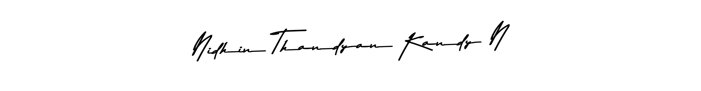 Here are the top 10 professional signature styles for the name Nidhin Thandyan Kandy N. These are the best autograph styles you can use for your name. Nidhin Thandyan Kandy N signature style 9 images and pictures png