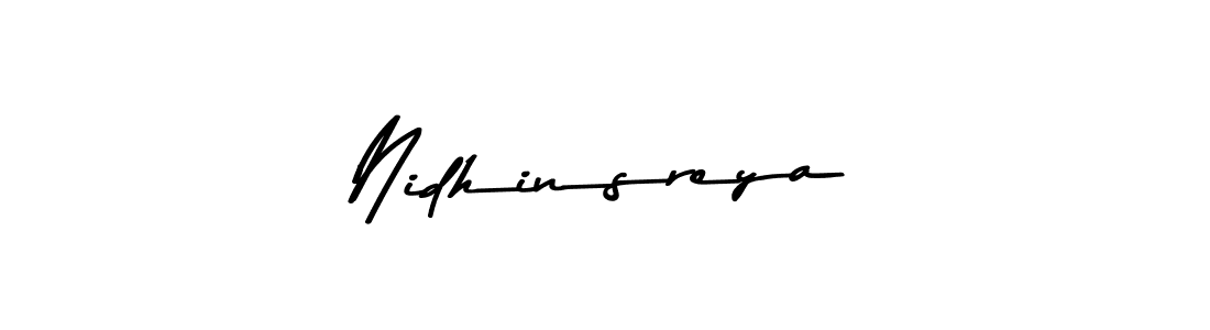 How to Draw Nidhinsreya signature style? Asem Kandis PERSONAL USE is a latest design signature styles for name Nidhinsreya. Nidhinsreya signature style 9 images and pictures png