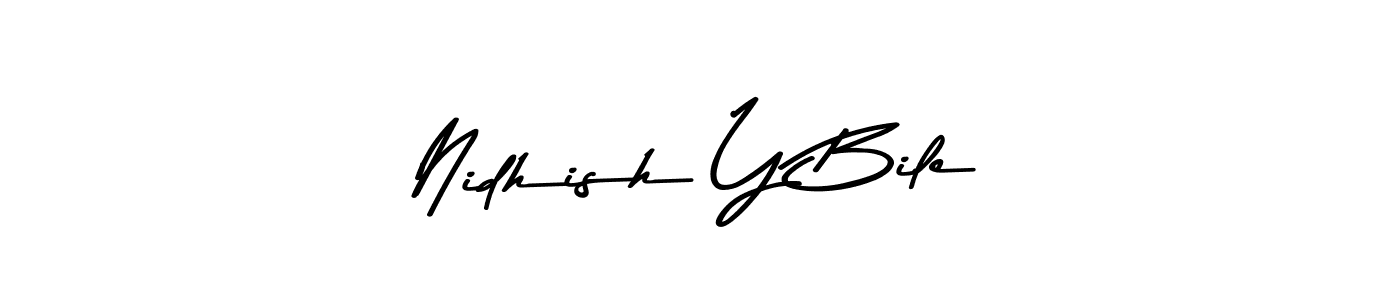 Once you've used our free online signature maker to create your best signature Asem Kandis PERSONAL USE style, it's time to enjoy all of the benefits that Nidhish Y Bile name signing documents. Nidhish Y Bile signature style 9 images and pictures png
