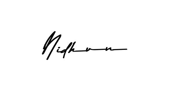 Make a short Nidhun signature style. Manage your documents anywhere anytime using Asem Kandis PERSONAL USE. Create and add eSignatures, submit forms, share and send files easily. Nidhun signature style 9 images and pictures png