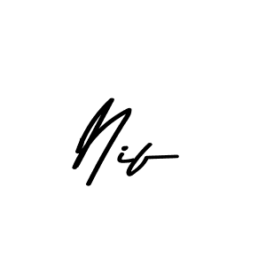 How to make Nif signature? Asem Kandis PERSONAL USE is a professional autograph style. Create handwritten signature for Nif name. Nif signature style 9 images and pictures png