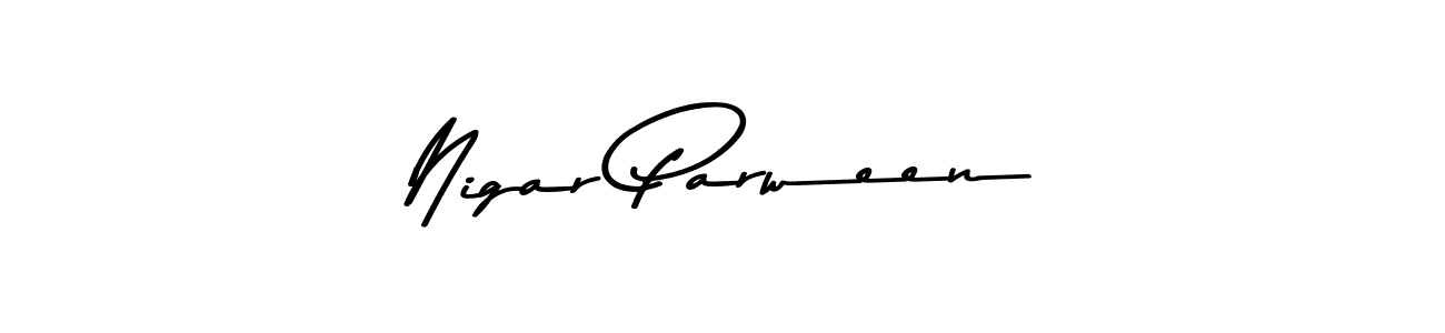 Also You can easily find your signature by using the search form. We will create Nigar Parween name handwritten signature images for you free of cost using Asem Kandis PERSONAL USE sign style. Nigar Parween signature style 9 images and pictures png