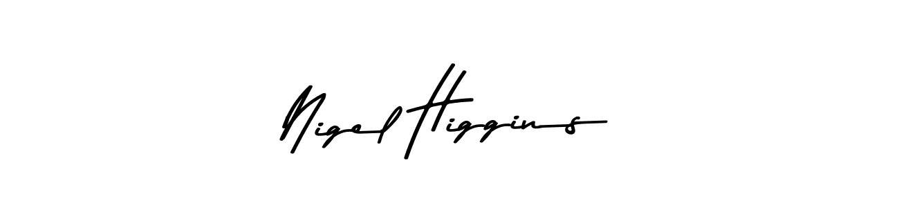 Also we have Nigel Higgins name is the best signature style. Create professional handwritten signature collection using Asem Kandis PERSONAL USE autograph style. Nigel Higgins signature style 9 images and pictures png