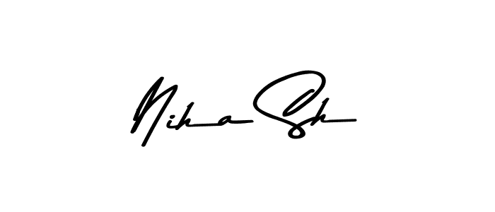 Also we have Niha Sh name is the best signature style. Create professional handwritten signature collection using Asem Kandis PERSONAL USE autograph style. Niha Sh signature style 9 images and pictures png