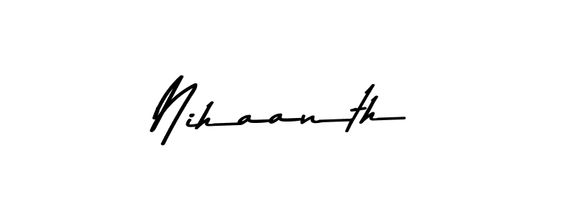 Make a short Nihaanth signature style. Manage your documents anywhere anytime using Asem Kandis PERSONAL USE. Create and add eSignatures, submit forms, share and send files easily. Nihaanth signature style 9 images and pictures png