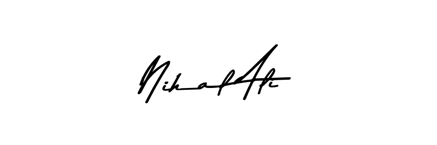 You should practise on your own different ways (Asem Kandis PERSONAL USE) to write your name (Nihal Ali) in signature. don't let someone else do it for you. Nihal Ali signature style 9 images and pictures png