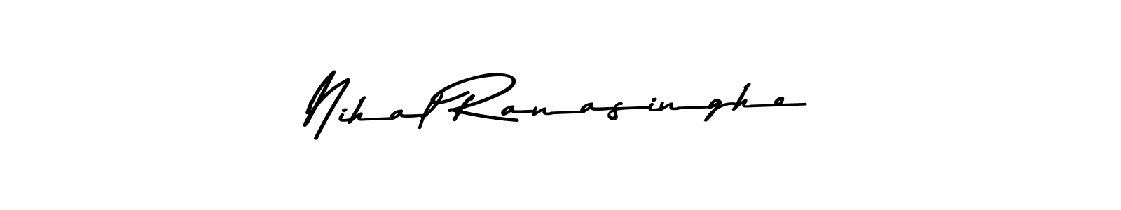 This is the best signature style for the Nihal Ranasinghe name. Also you like these signature font (Asem Kandis PERSONAL USE). Mix name signature. Nihal Ranasinghe signature style 9 images and pictures png