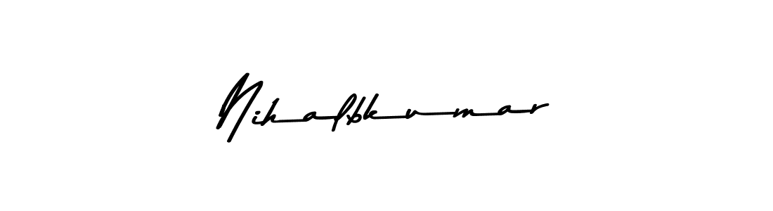 Also You can easily find your signature by using the search form. We will create Nihalbkumar name handwritten signature images for you free of cost using Asem Kandis PERSONAL USE sign style. Nihalbkumar signature style 9 images and pictures png