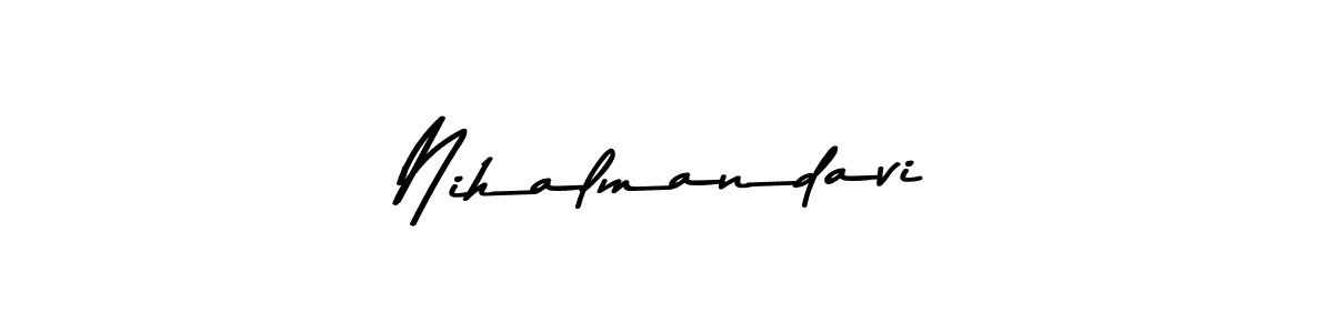 Make a beautiful signature design for name Nihalmandavi. Use this online signature maker to create a handwritten signature for free. Nihalmandavi signature style 9 images and pictures png