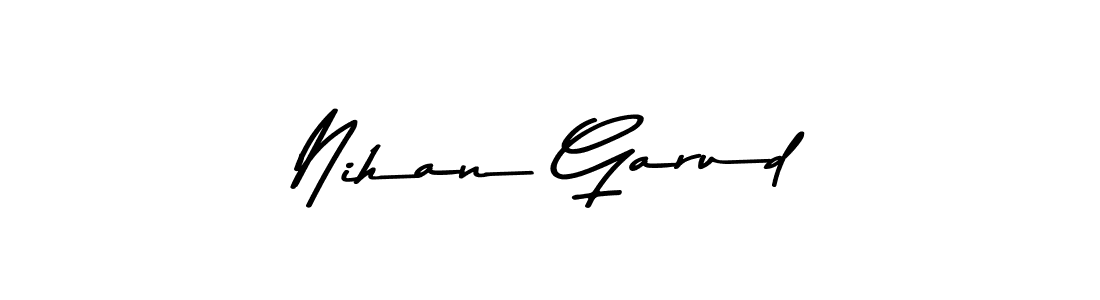 The best way (Asem Kandis PERSONAL USE) to make a short signature is to pick only two or three words in your name. The name Nihan Garud include a total of six letters. For converting this name. Nihan Garud signature style 9 images and pictures png