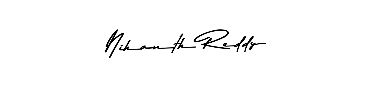 Similarly Asem Kandis PERSONAL USE is the best handwritten signature design. Signature creator online .You can use it as an online autograph creator for name Nihanth Reddy. Nihanth Reddy signature style 9 images and pictures png
