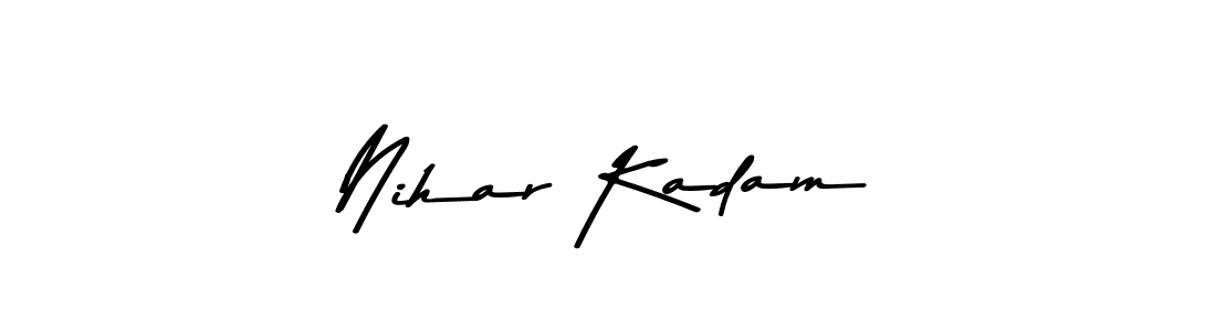 You can use this online signature creator to create a handwritten signature for the name Nihar Kadam. This is the best online autograph maker. Nihar Kadam signature style 9 images and pictures png