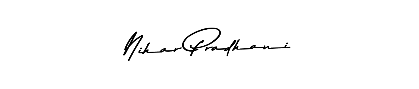 Similarly Asem Kandis PERSONAL USE is the best handwritten signature design. Signature creator online .You can use it as an online autograph creator for name Nihar Pradhani. Nihar Pradhani signature style 9 images and pictures png