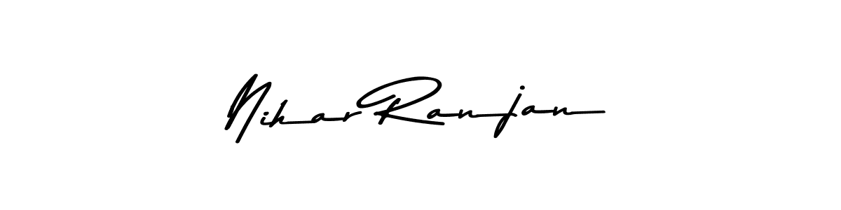 Make a beautiful signature design for name Nihar Ranjan. With this signature (Asem Kandis PERSONAL USE) style, you can create a handwritten signature for free. Nihar Ranjan signature style 9 images and pictures png