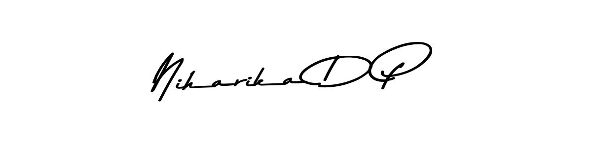 Make a beautiful signature design for name Niharika D P. Use this online signature maker to create a handwritten signature for free. Niharika D P signature style 9 images and pictures png