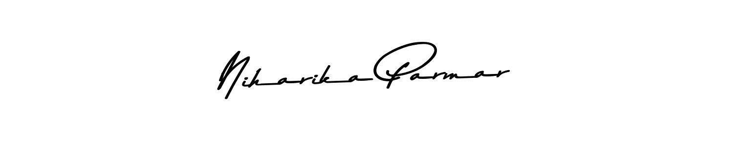 The best way (Asem Kandis PERSONAL USE) to make a short signature is to pick only two or three words in your name. The name Niharika Parmar include a total of six letters. For converting this name. Niharika Parmar signature style 9 images and pictures png