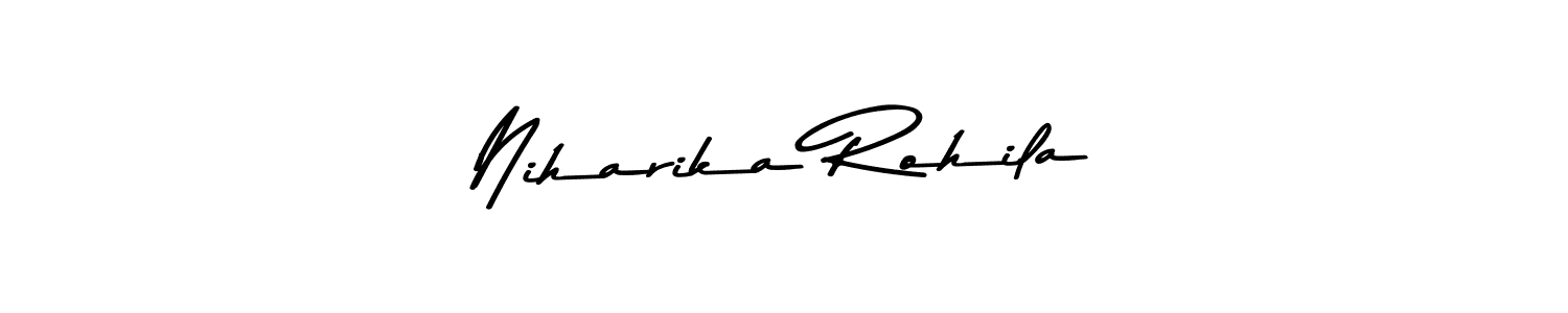 Use a signature maker to create a handwritten signature online. With this signature software, you can design (Asem Kandis PERSONAL USE) your own signature for name Niharika Rohila. Niharika Rohila signature style 9 images and pictures png