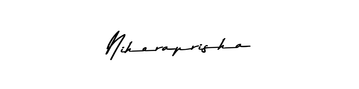 Here are the top 10 professional signature styles for the name Niheraprisha. These are the best autograph styles you can use for your name. Niheraprisha signature style 9 images and pictures png