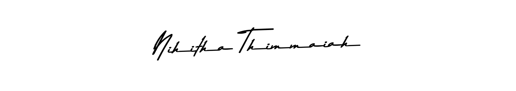 Similarly Asem Kandis PERSONAL USE is the best handwritten signature design. Signature creator online .You can use it as an online autograph creator for name Nihitha Thimmaiah. Nihitha Thimmaiah signature style 9 images and pictures png
