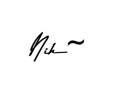 Here are the top 10 professional signature styles for the name Nih~. These are the best autograph styles you can use for your name. Nih~ signature style 9 images and pictures png