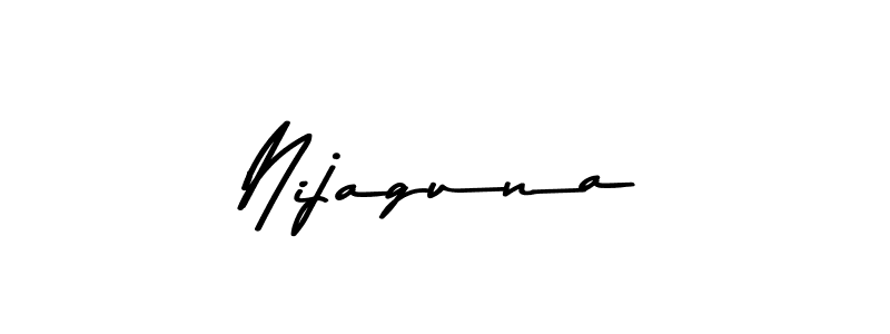 Nijaguna stylish signature style. Best Handwritten Sign (Asem Kandis PERSONAL USE) for my name. Handwritten Signature Collection Ideas for my name Nijaguna. Nijaguna signature style 9 images and pictures png