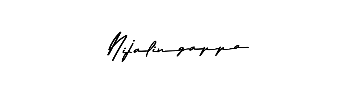 Nijalingappa stylish signature style. Best Handwritten Sign (Asem Kandis PERSONAL USE) for my name. Handwritten Signature Collection Ideas for my name Nijalingappa. Nijalingappa signature style 9 images and pictures png